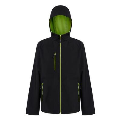 Heren navigate dubbellaags soft shell jacket met capuchon (lichtgroen)