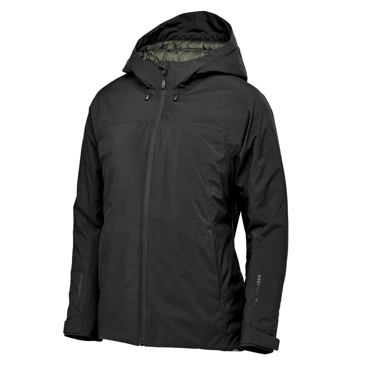 Chaqueta de Cáscara Nostromo de Tejido Térmico para Mujer Negro, Grafito 3/3