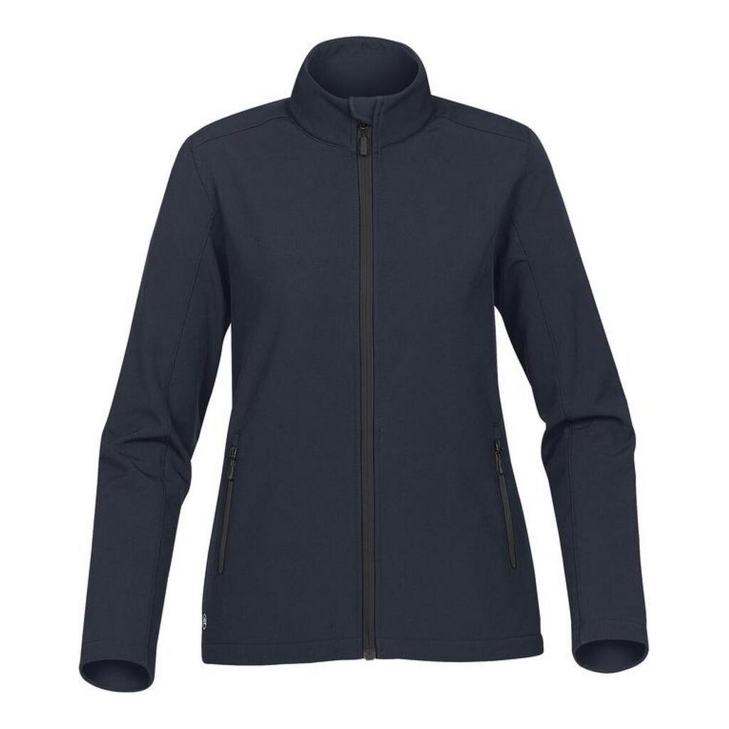 Womens/Ladies Orbiter Soft Shell Jacket (Navy/Carbon)