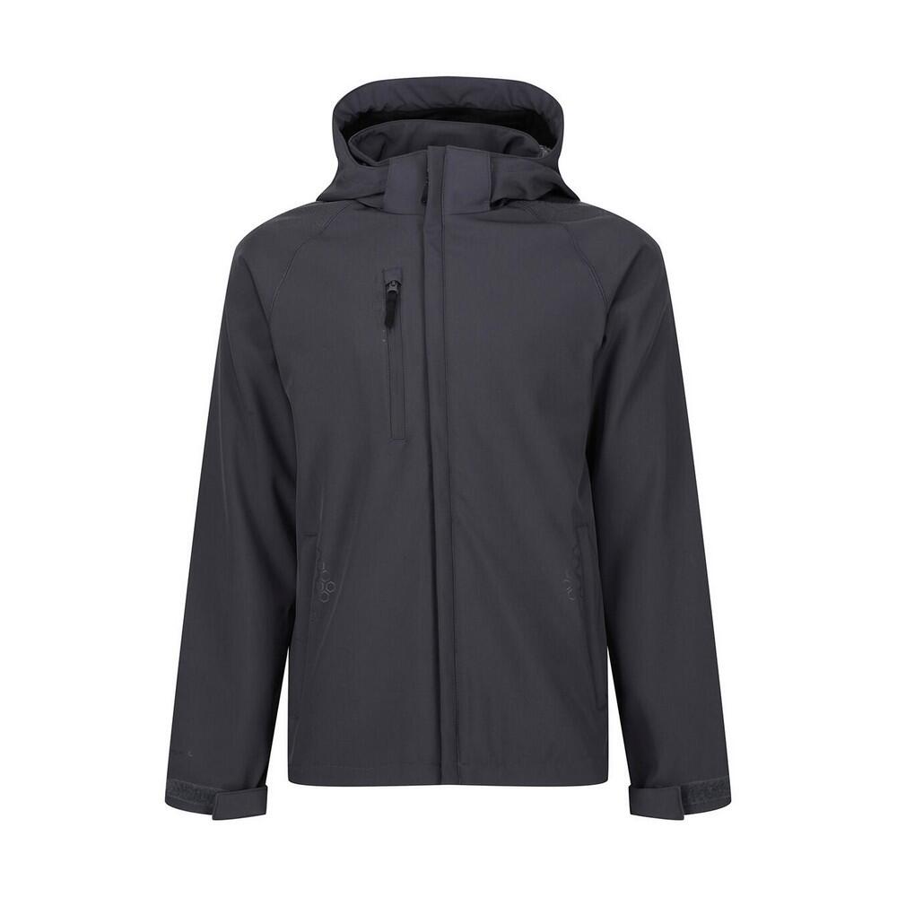 Jacheta Soft Shell Drumeții În Natură Regatta Repeller Cu Glugă Bărbați
