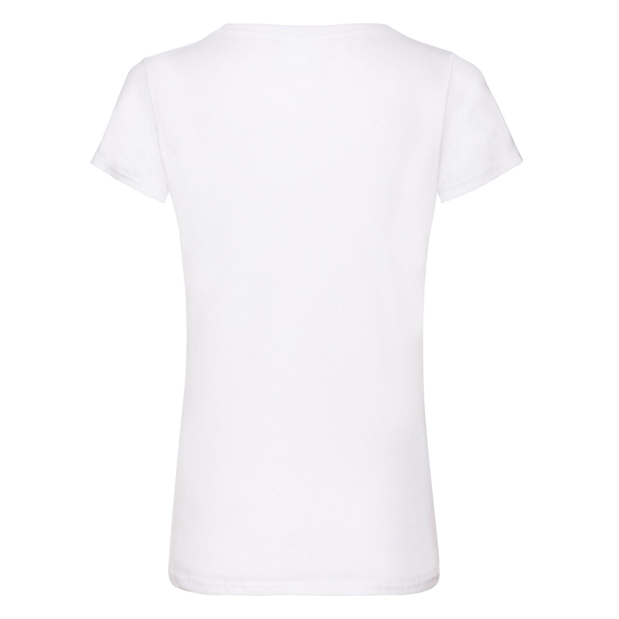 Tshirt VALUEWEIGHT Femme (Blanc) 2/3