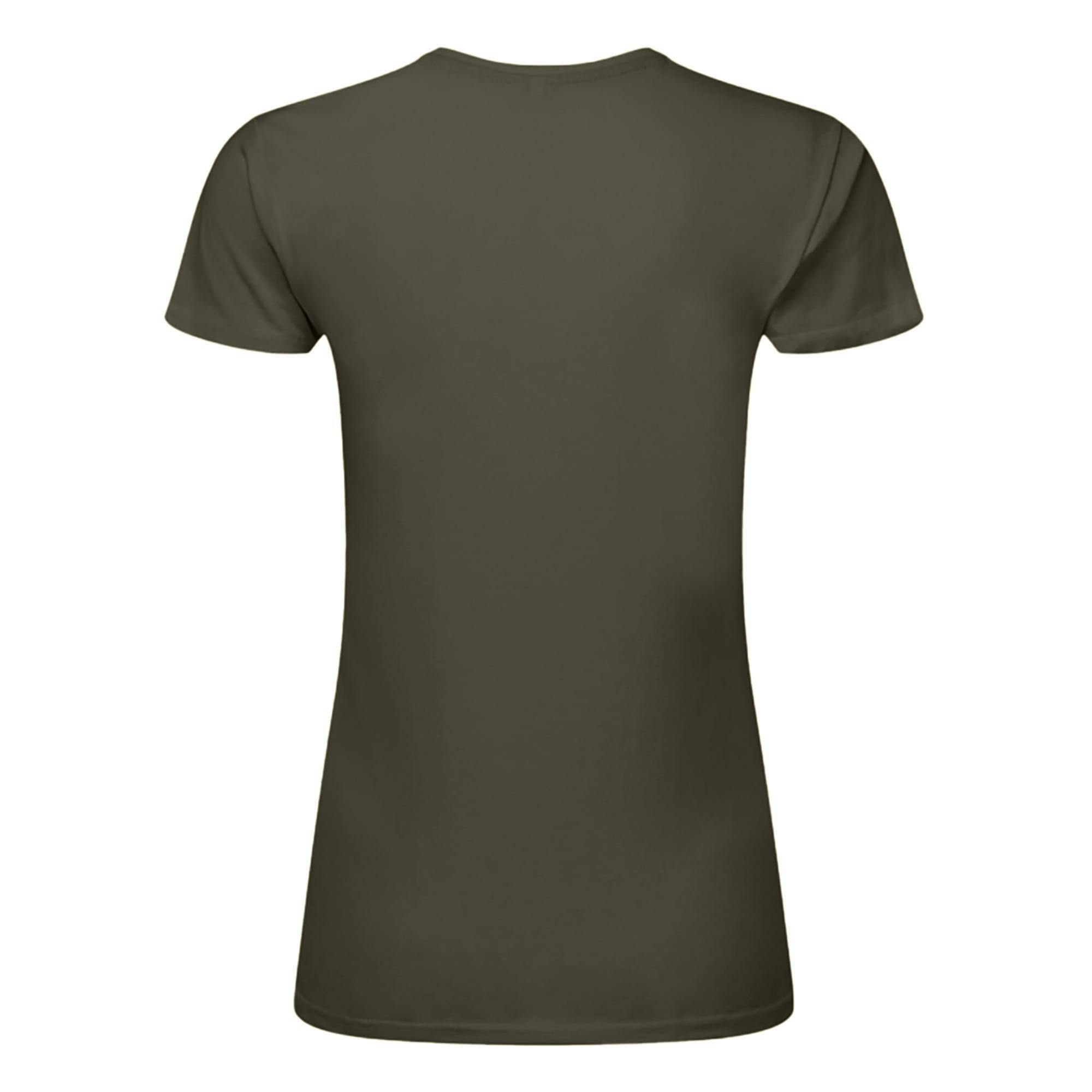 Tshirt PERFECT PRINT Femme (Vert Militaire) 2/2