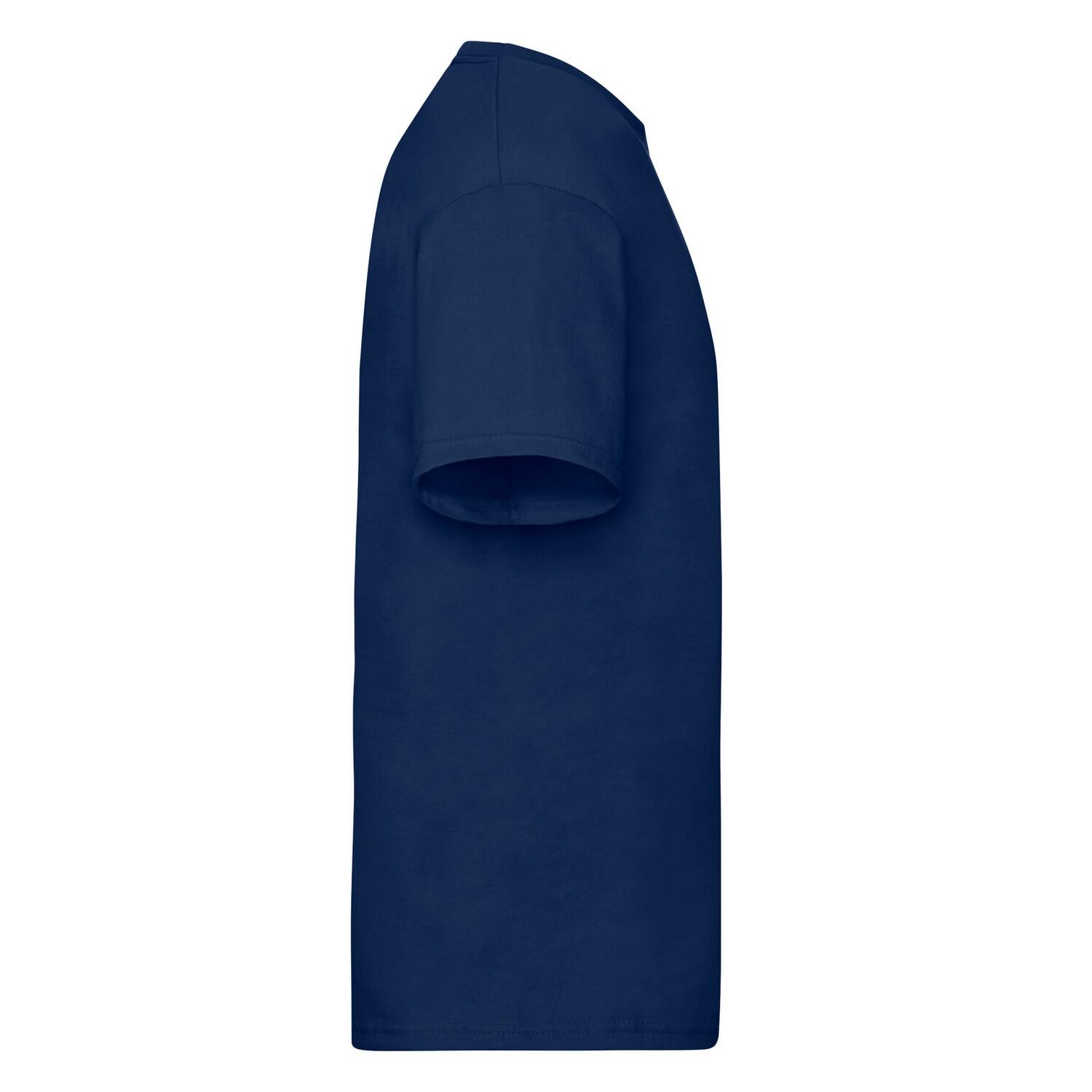 T-shirt de Algodão Pesado Homem (Azul Marinho) 3/3