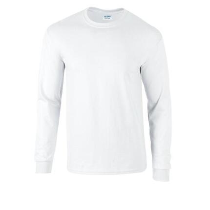 Tshirt Manches Longues Adulte (Blanc)