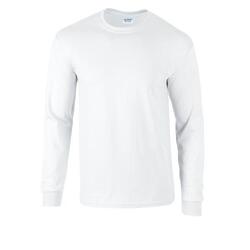 Tshirt Manches Longues Adulte (Blanc)