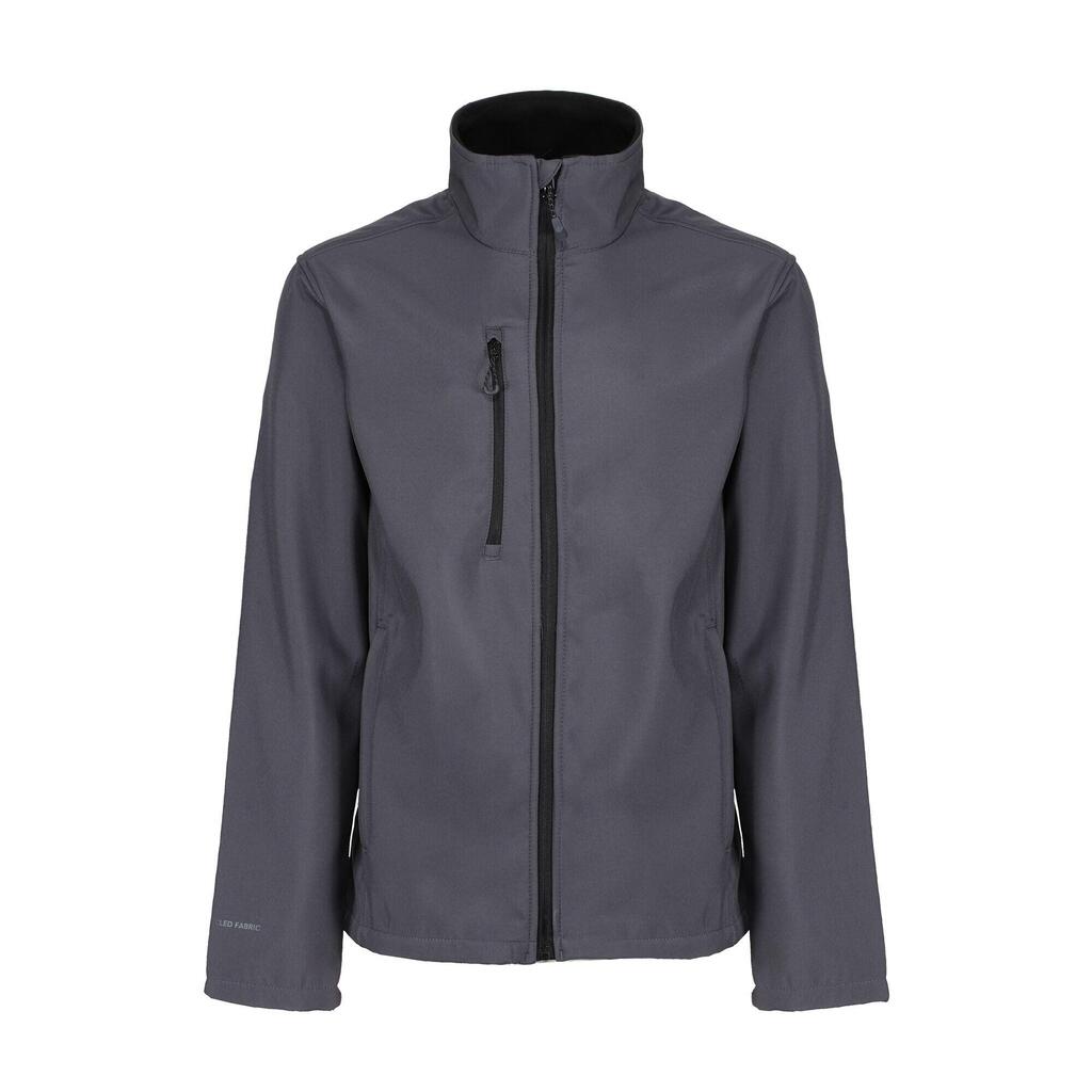 Mens Honestly Made Soft Shell Jacket (Seal Grey)