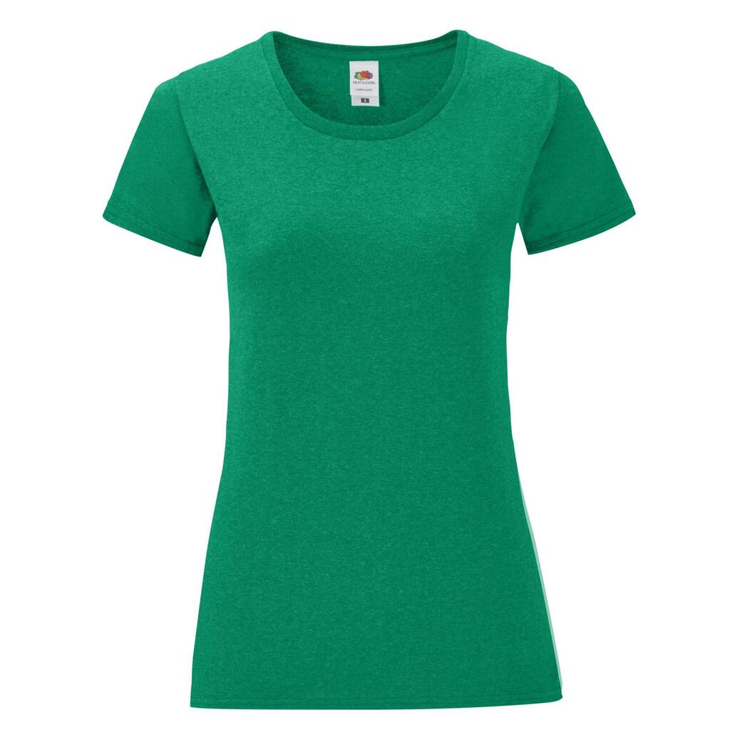 Womens/Ladies Iconic Heather TShirt (Heather Green)