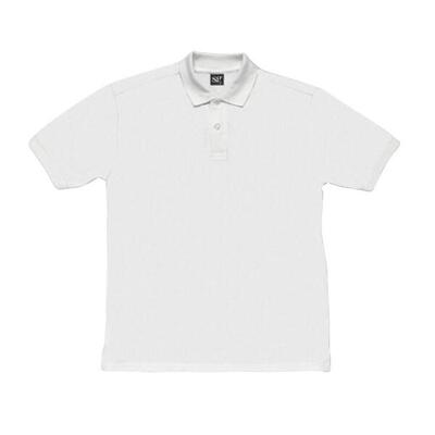 Polo 100% Cotone Uomo SG Bianco