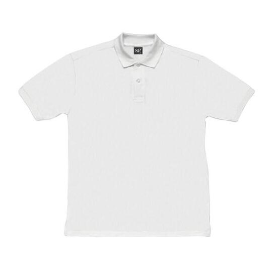 Polo 100% Cotone Uomo SG Bianco