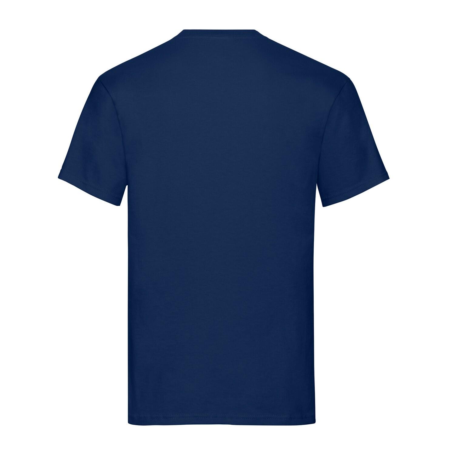 T-shirt de Algodão Pesado Homem (Azul Marinho) 2/3