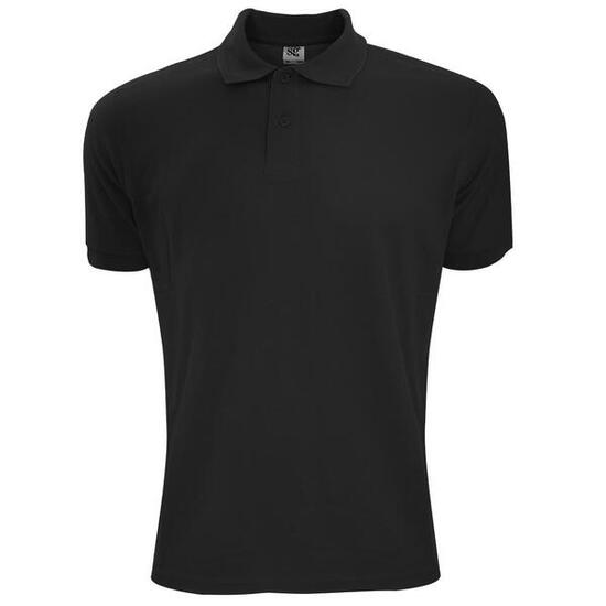 Polo À Manches Courtes Homme (Noir)