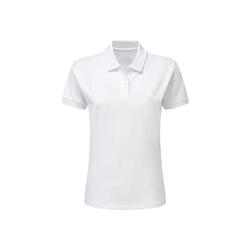 Polo À Manches Courtes Pour Femme (Blanc)