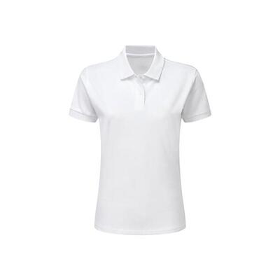 Polo Maniche Corte Donna SG Bianco