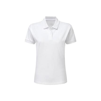 Polo À Manches Courtes Pour Femme (Blanc)