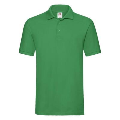 Heren premium polo shirt (atletische heide)