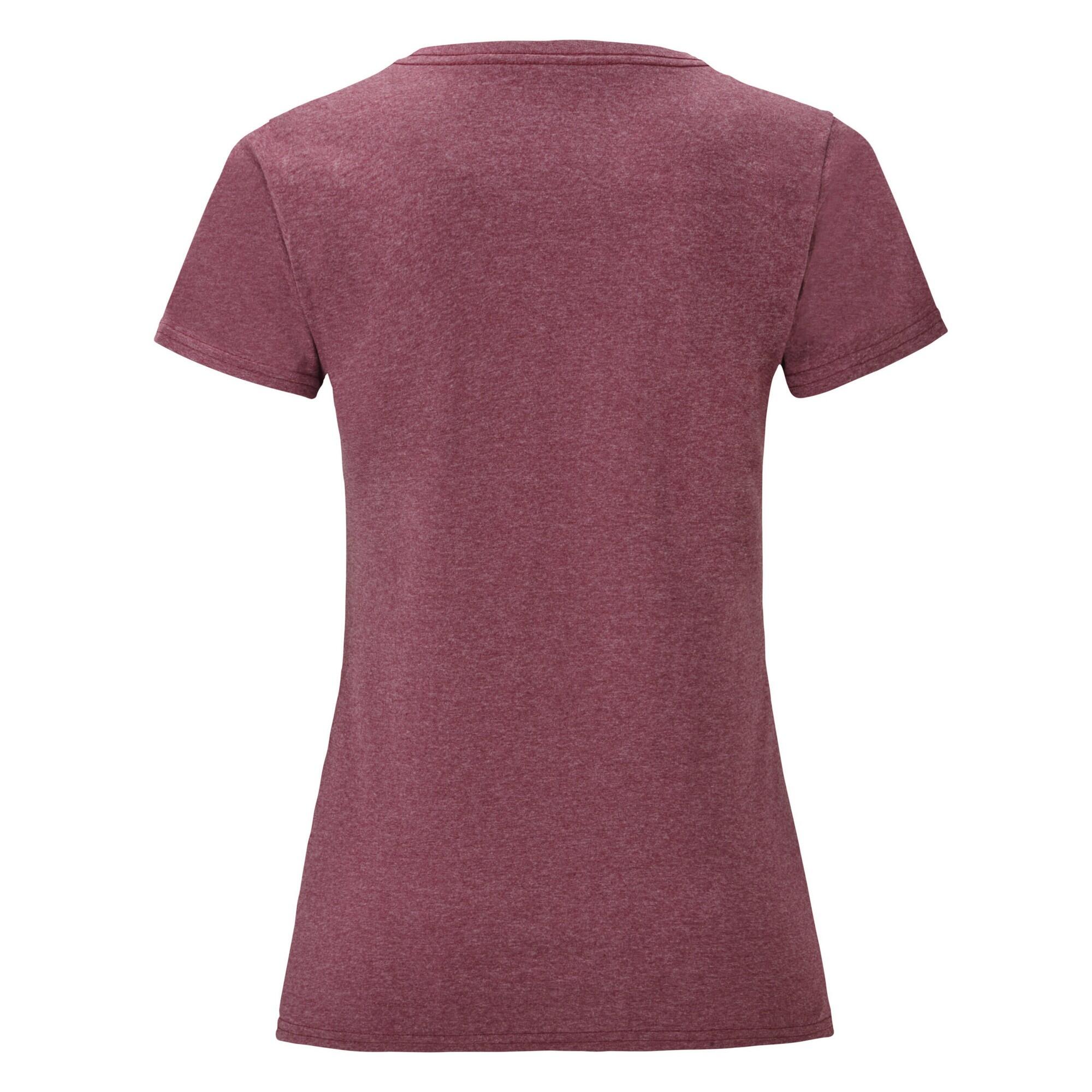 Tshirt ICONIC Femme (Bordeaux Chiné) 2/3