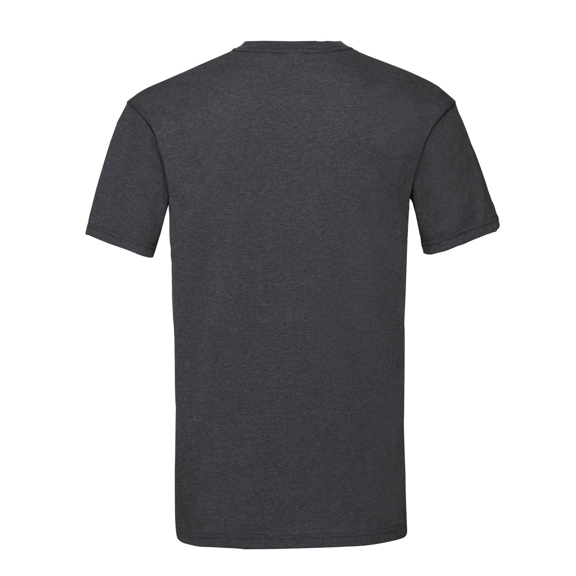 Camiseta Valueweight para Hombre Gris Oscuro Jaspeado 2/3