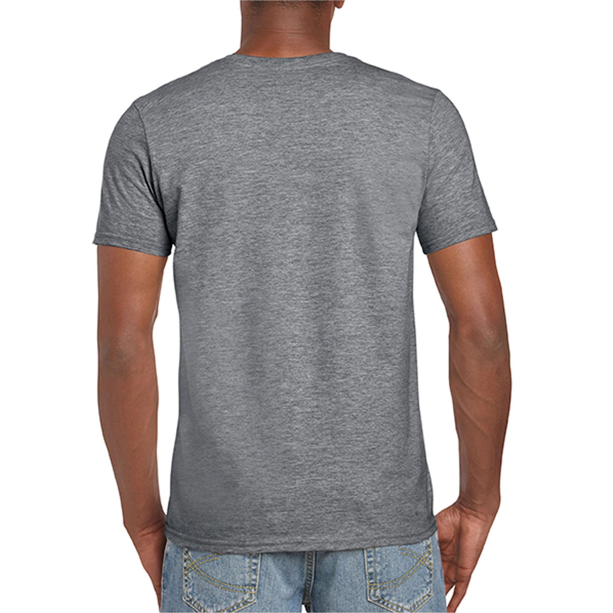 Tshirt SOFTSTYLE Adulte (Graphite Chiné) 2/2
