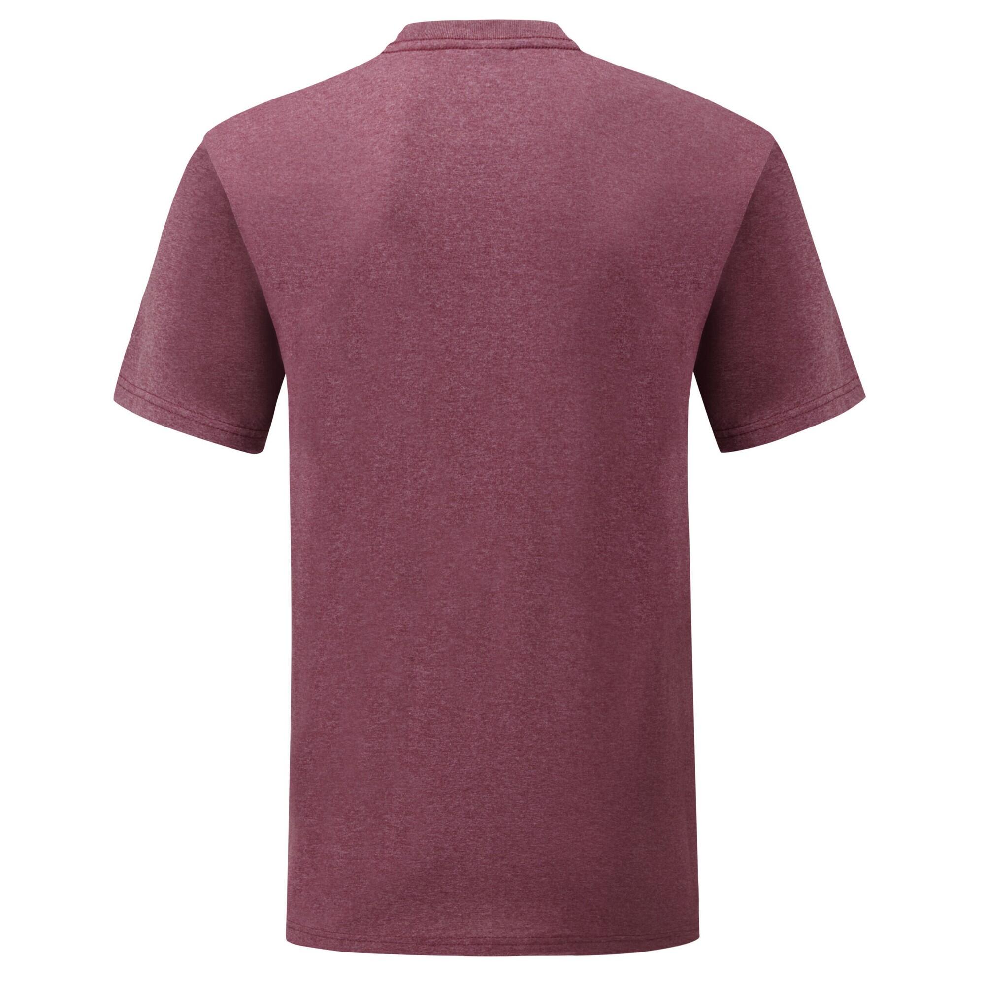 T-Shirt Homem Valueweight (Heather Burgundy) 2/3