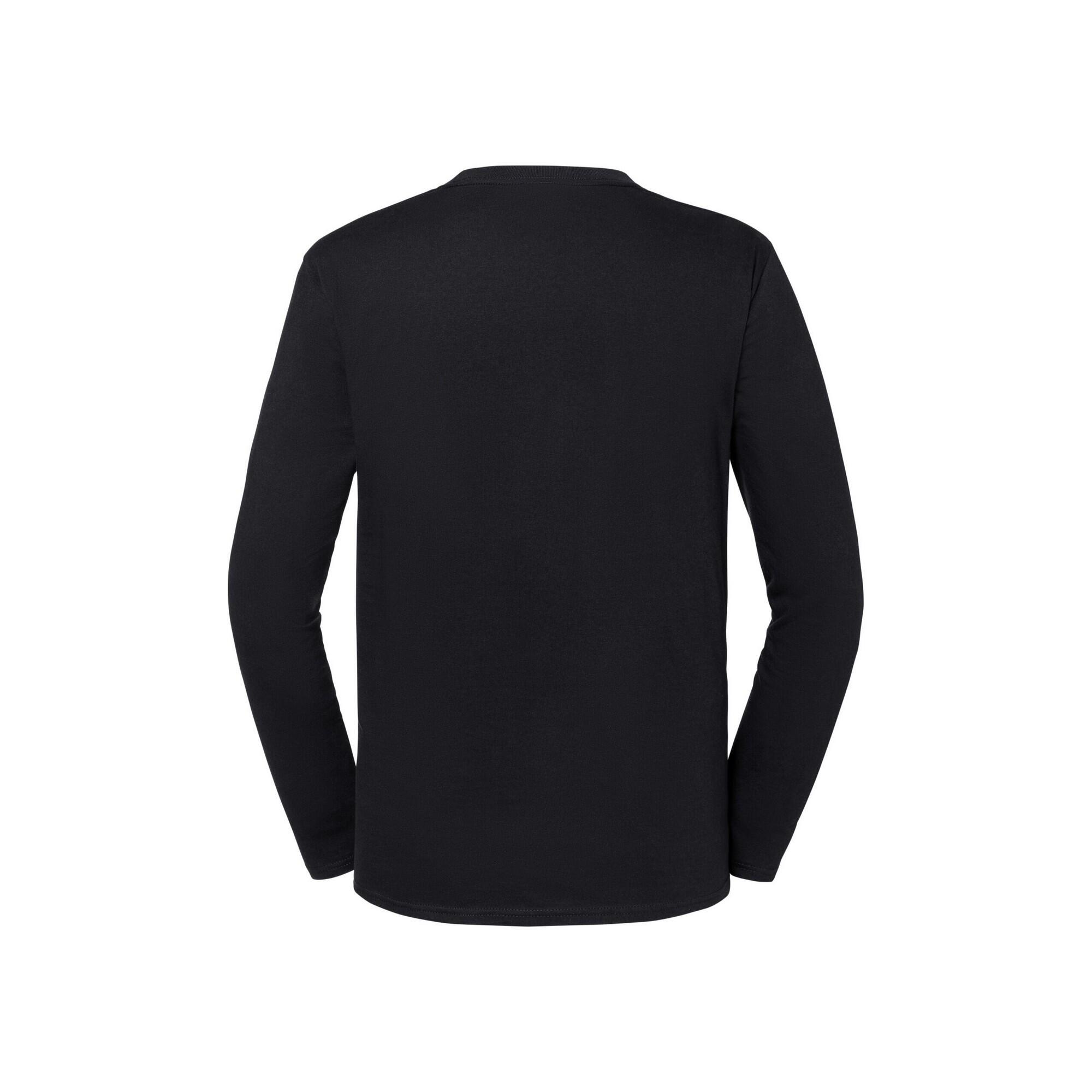 Camisola Iconic 195 Premium Ringspun Algodão manga comprida (Preto) 2/2