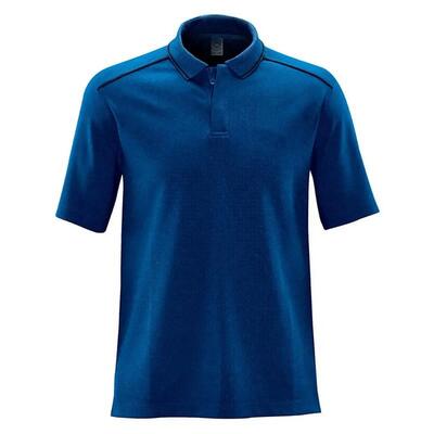 Heren endurance hd poloshirt (zwart/dolfijn)