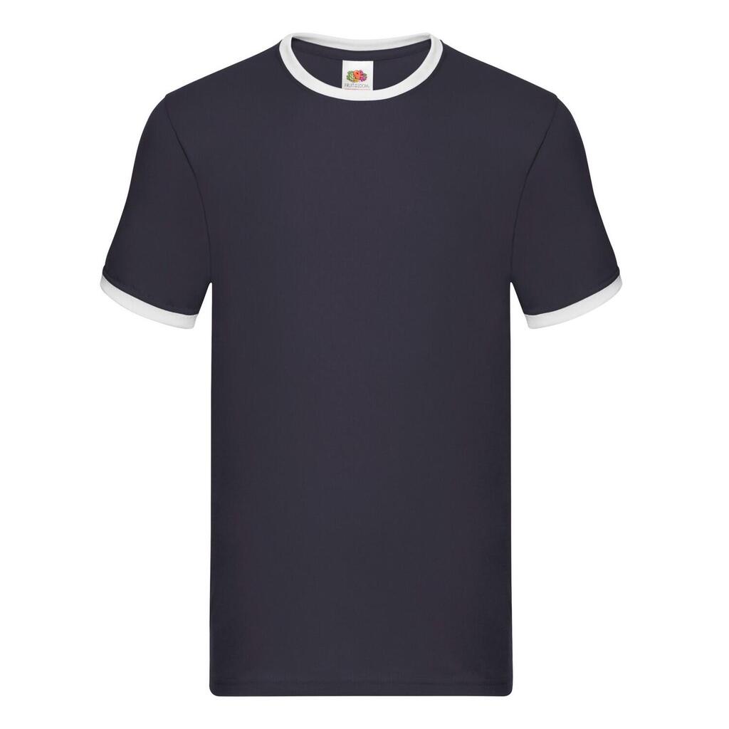 Mens Ringer TShirt (Navy/White)