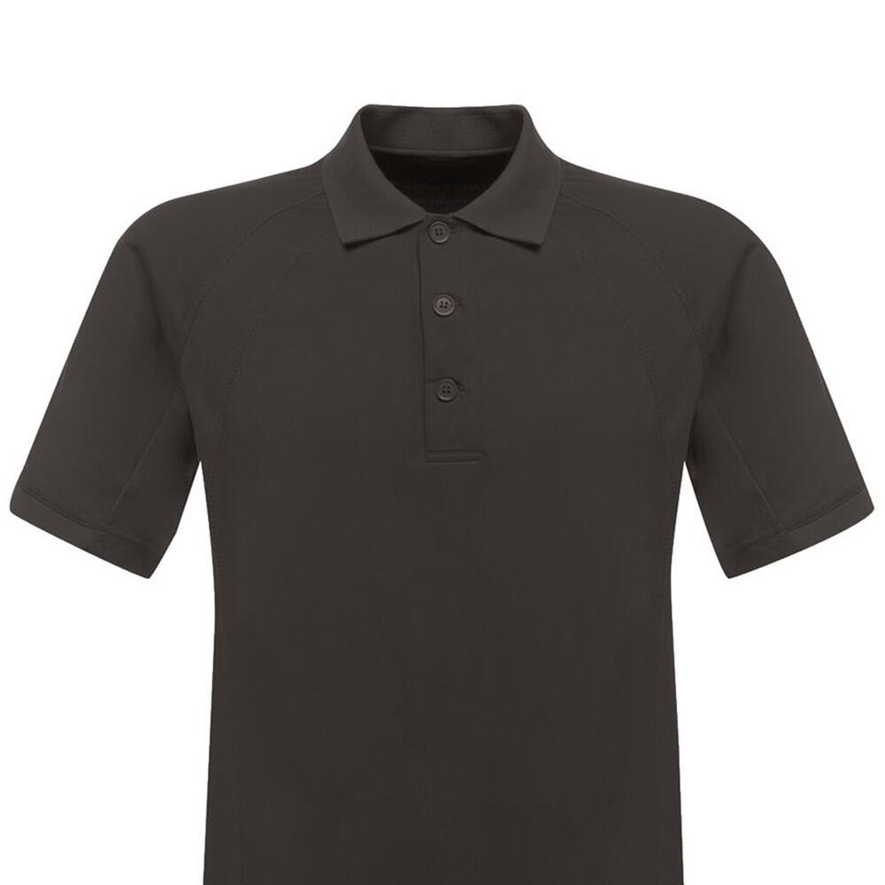 Mens Coolweave Moisture Wicking Polo Shirt (Iron) 2/3