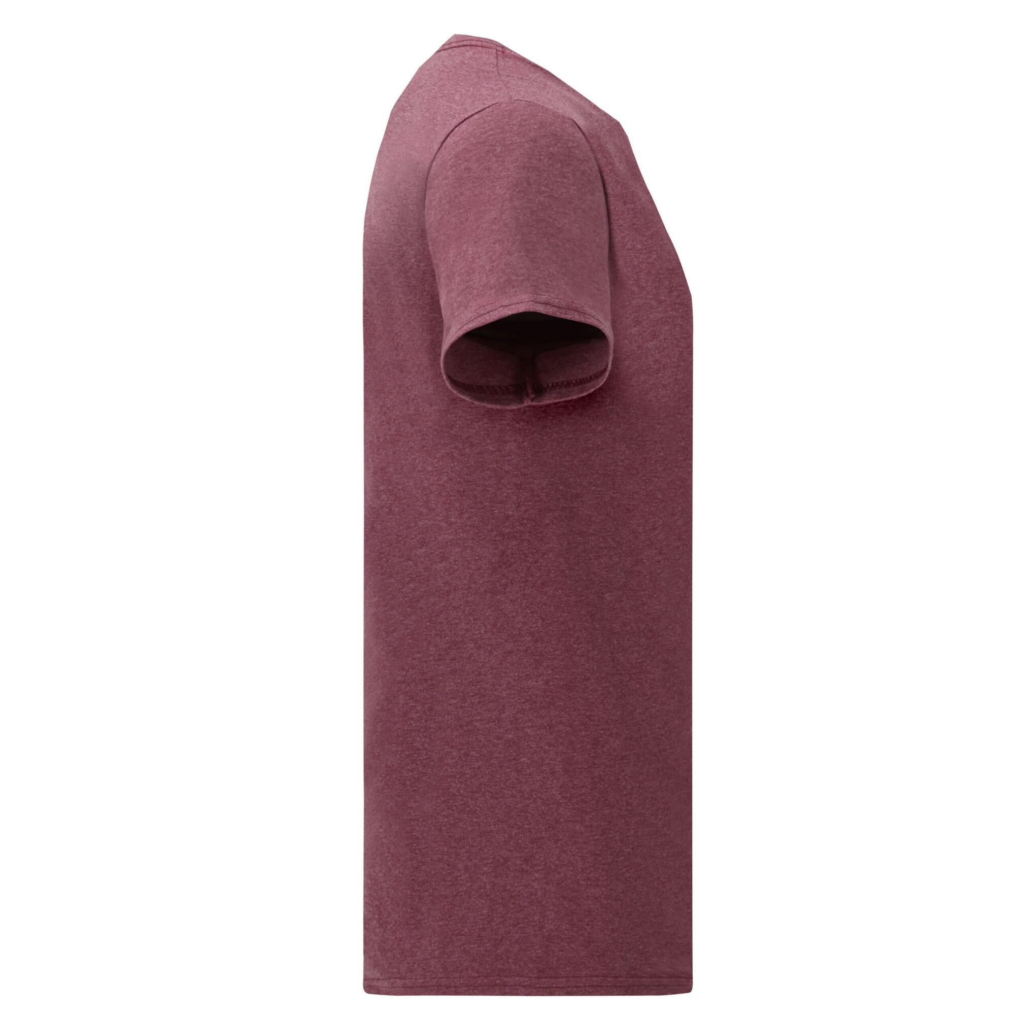 T-Shirt Homem Valueweight (Heather Burgundy) 3/3