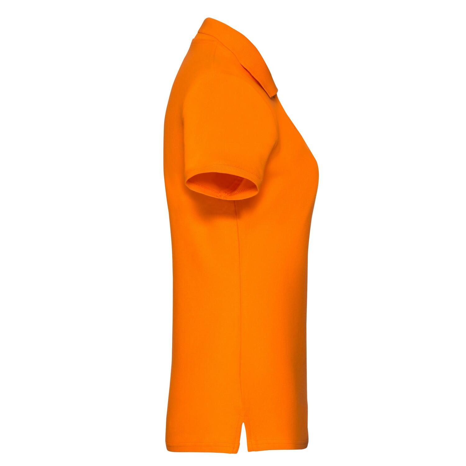 Polo Premium Lisos para Mujer Naranja 3/3