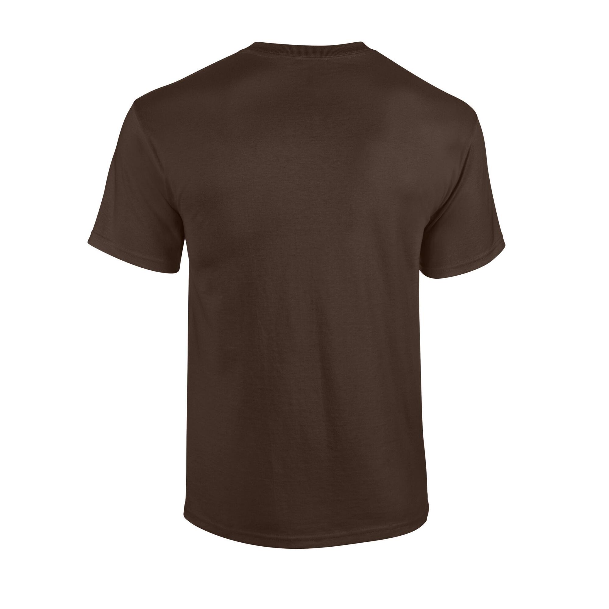 Maglietta Adulto Unisex Gildan Cioccolato Fondente 2/3