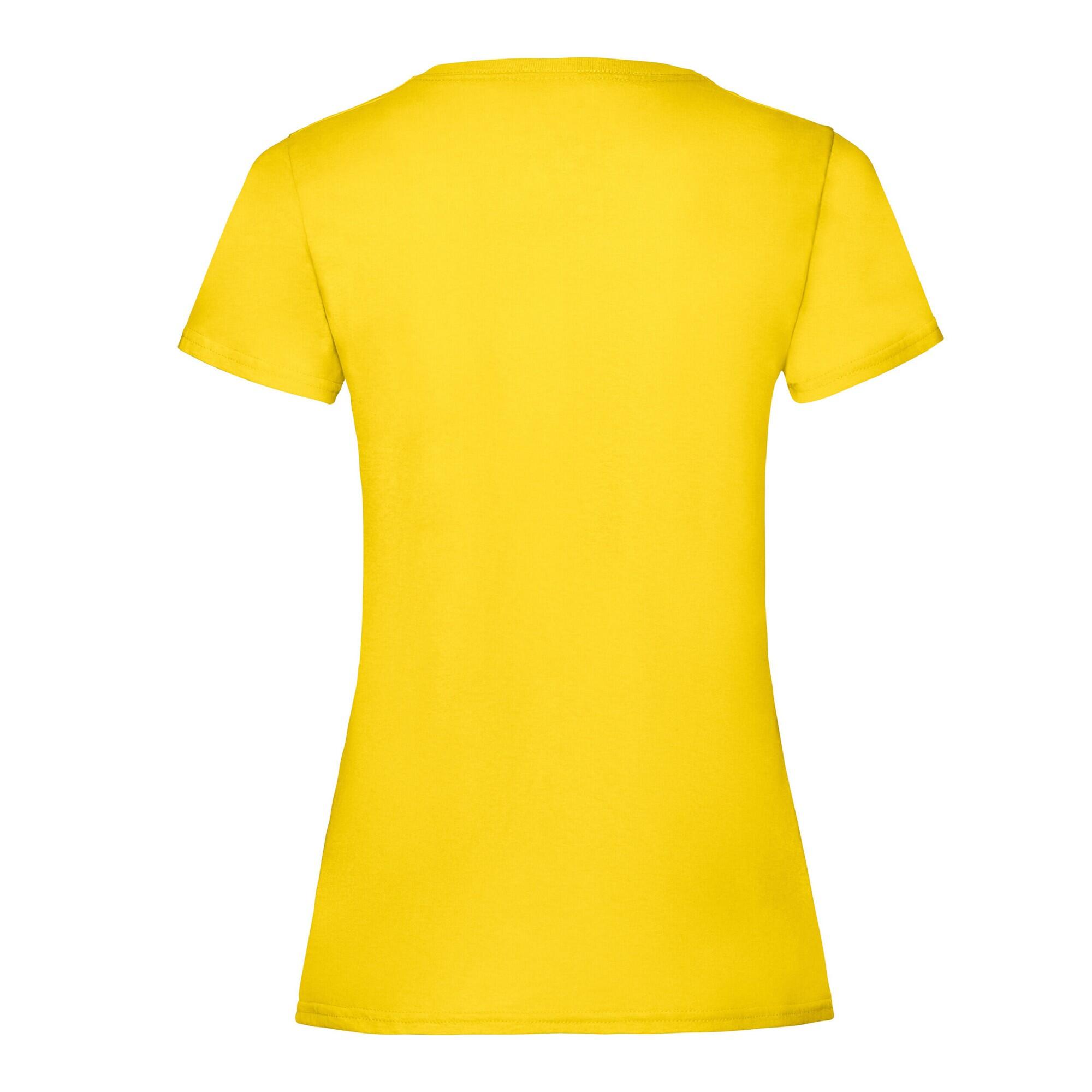 Tshirt VALUEWEIGHT Femme (Jaune) 2/2