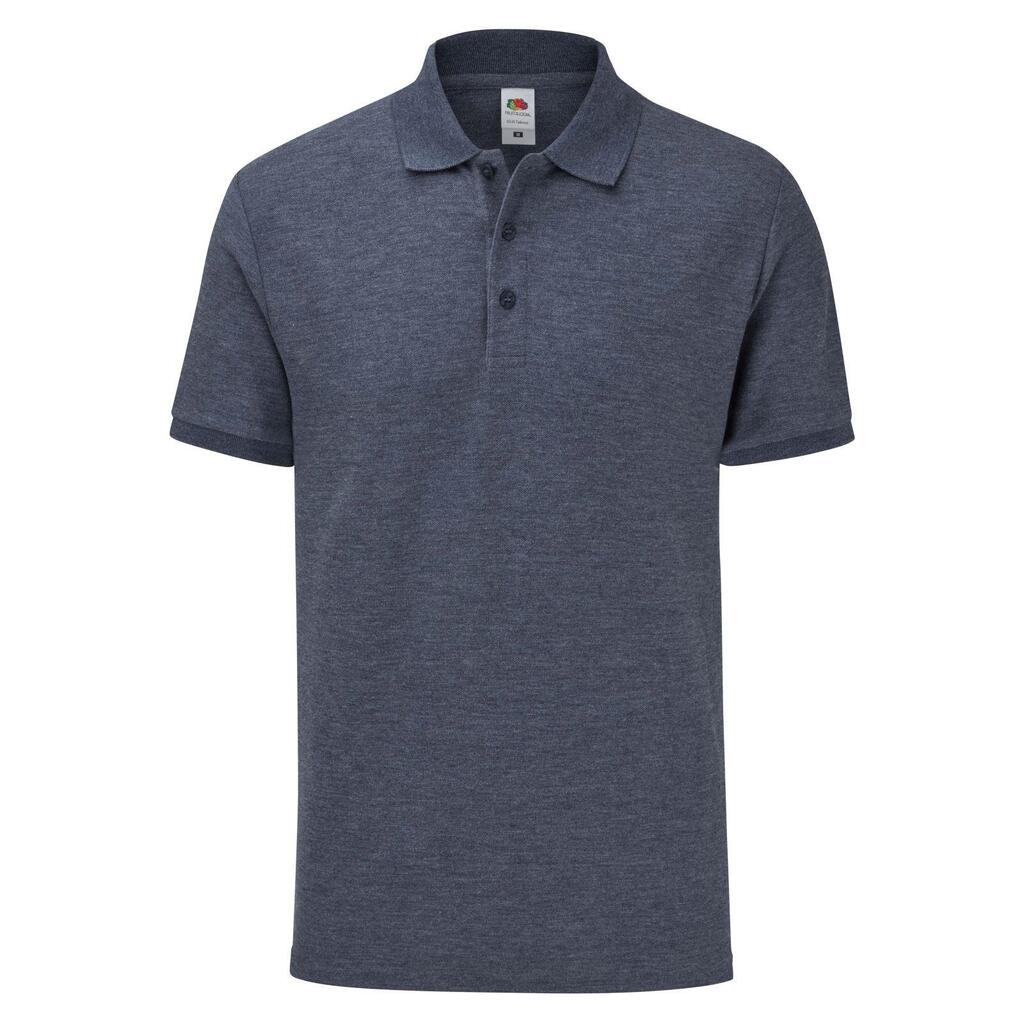 Mens Tailored Polo Shirt (Navy Heather)