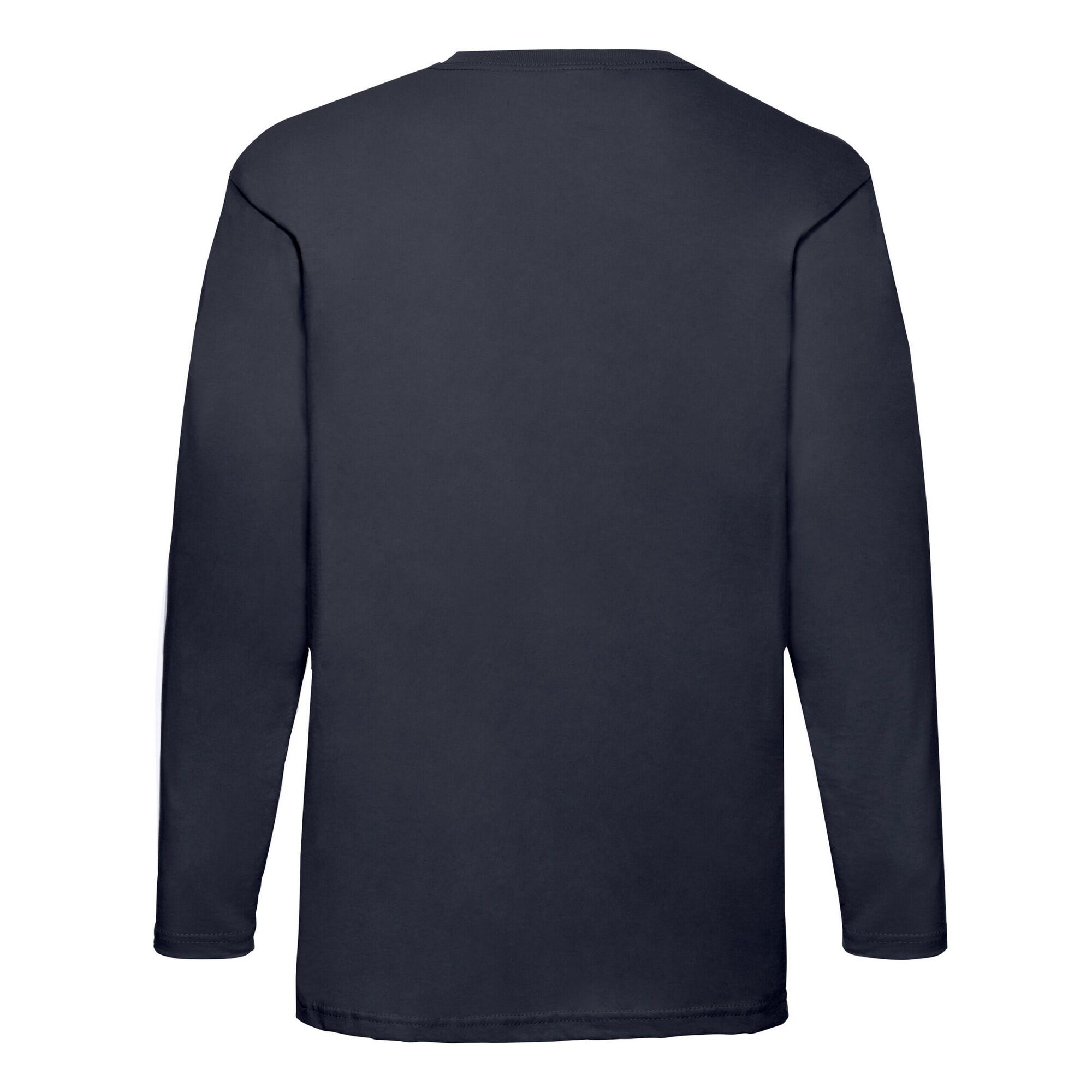 Camiseta Valueweight de Manga Larga para Adultos Unisex Marino Intenso 2/2