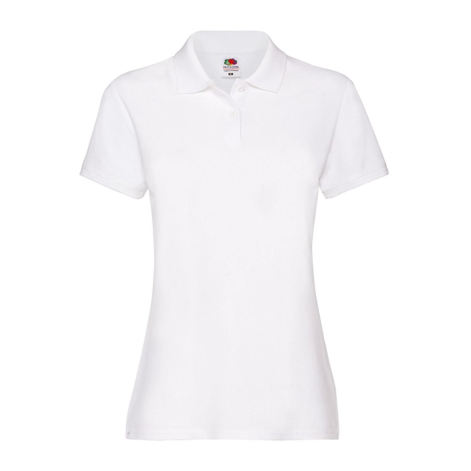 Fruit Of The Loom - Polo Premium Femme (blanc) - T-shirt Manches Courtes - Blanc - 42 M/l - Decathlon