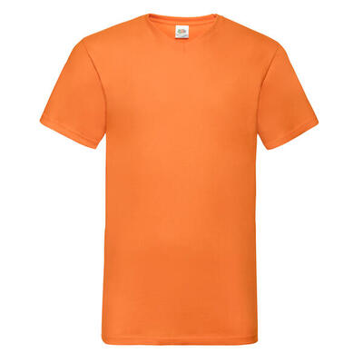 Heren valueweight v neck tshirt (marine)