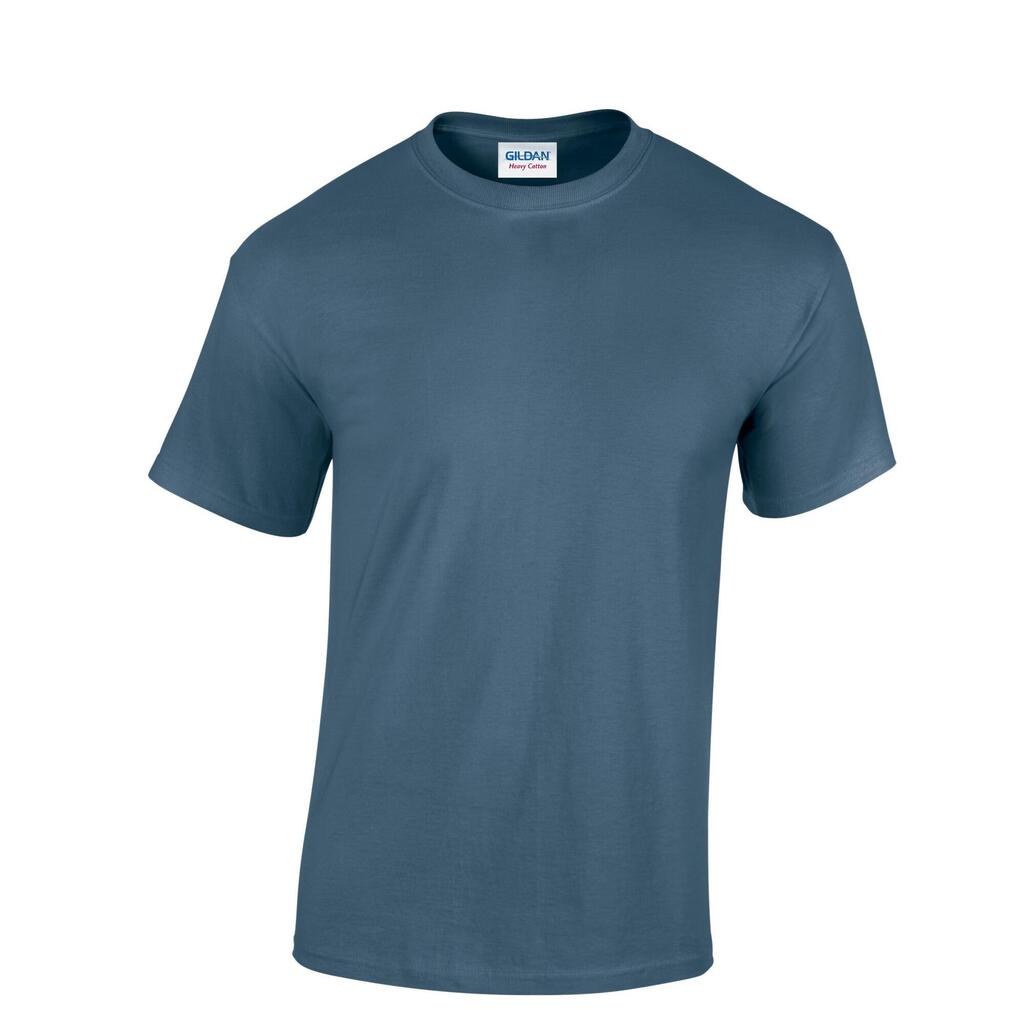 Unisex Adult Heavy Cotton TShirt (Indigo Blue)