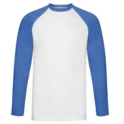 Tshirt VALUEWEIGHT Homme (Blanc / Bleu Roi)