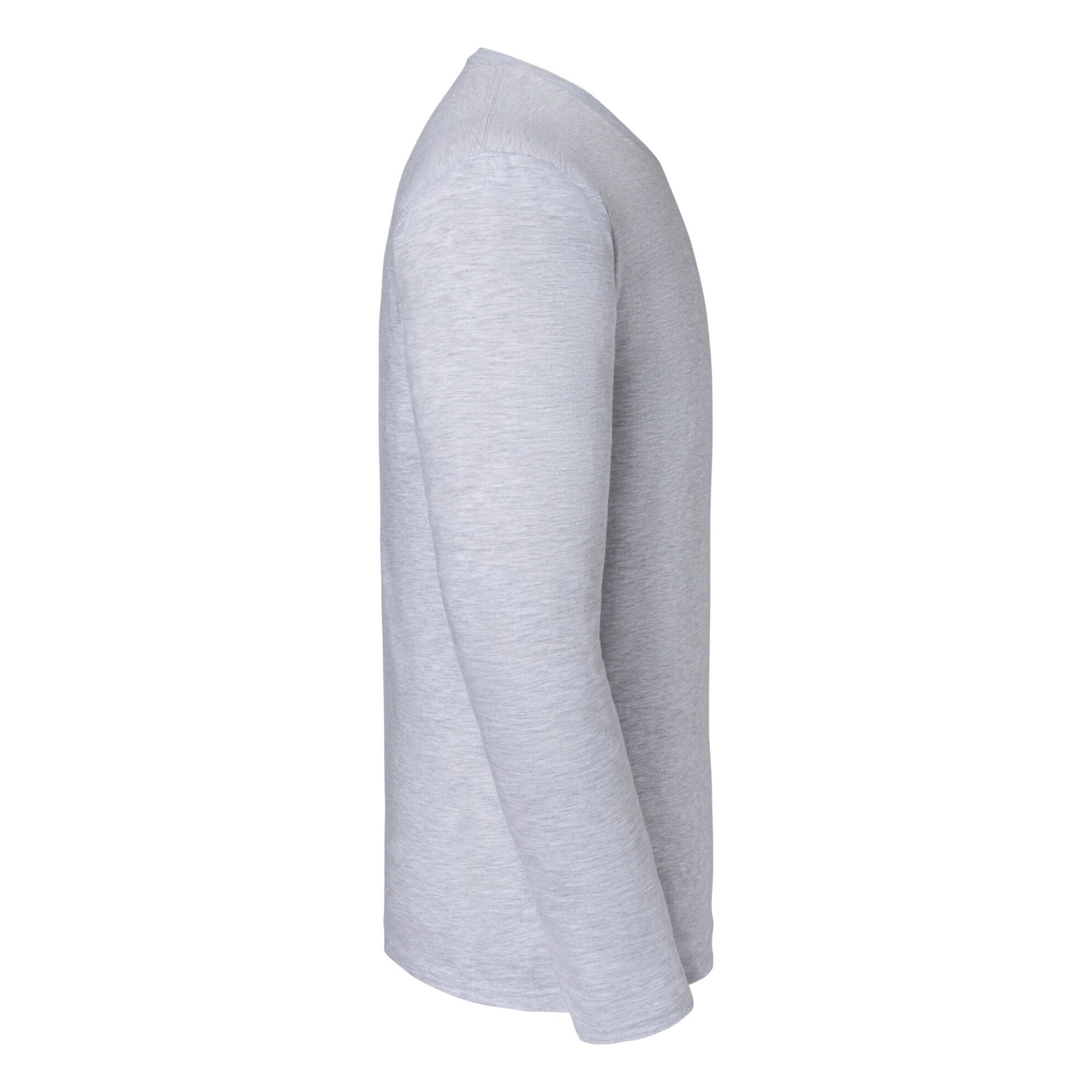 T-Shirt de manga comprida Iconic 195 Premium Heather para homem (Cinzento) 3/3