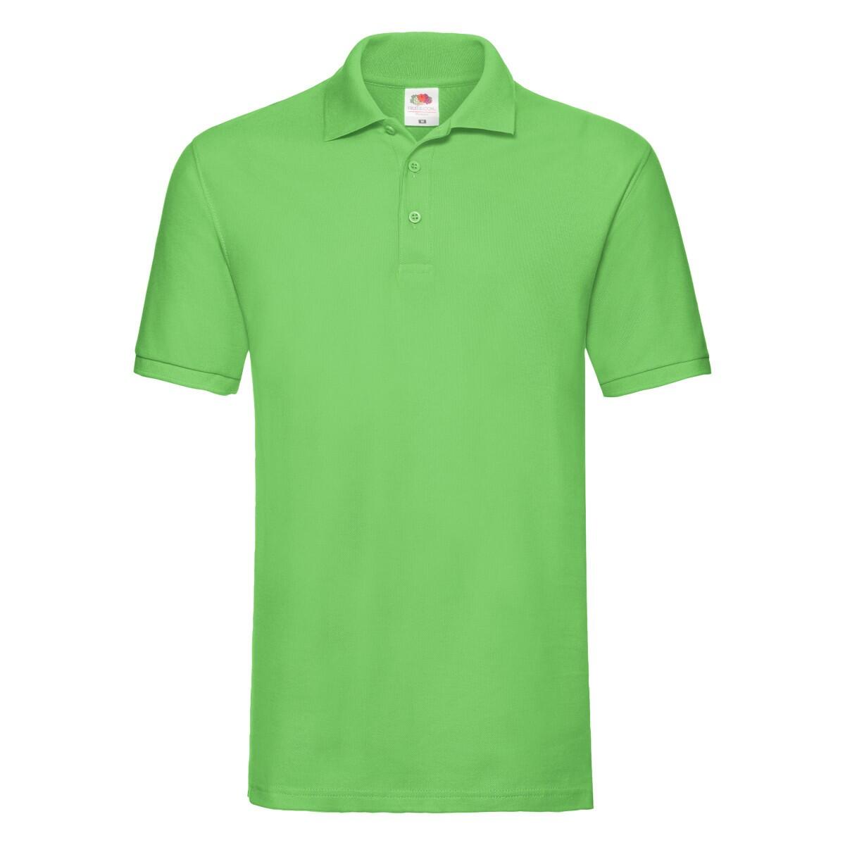 Fruit Of The Loom - Polo Premium Homme (vert Citron) - T-shirt Manches Courtes - Jaune|vert - 52 2xl - Decathlon