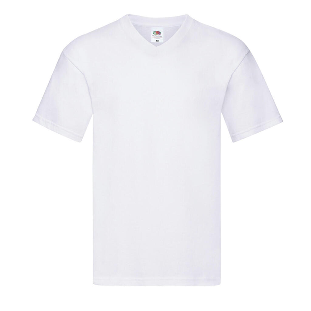 Mens Original V Neck TShirt (White)