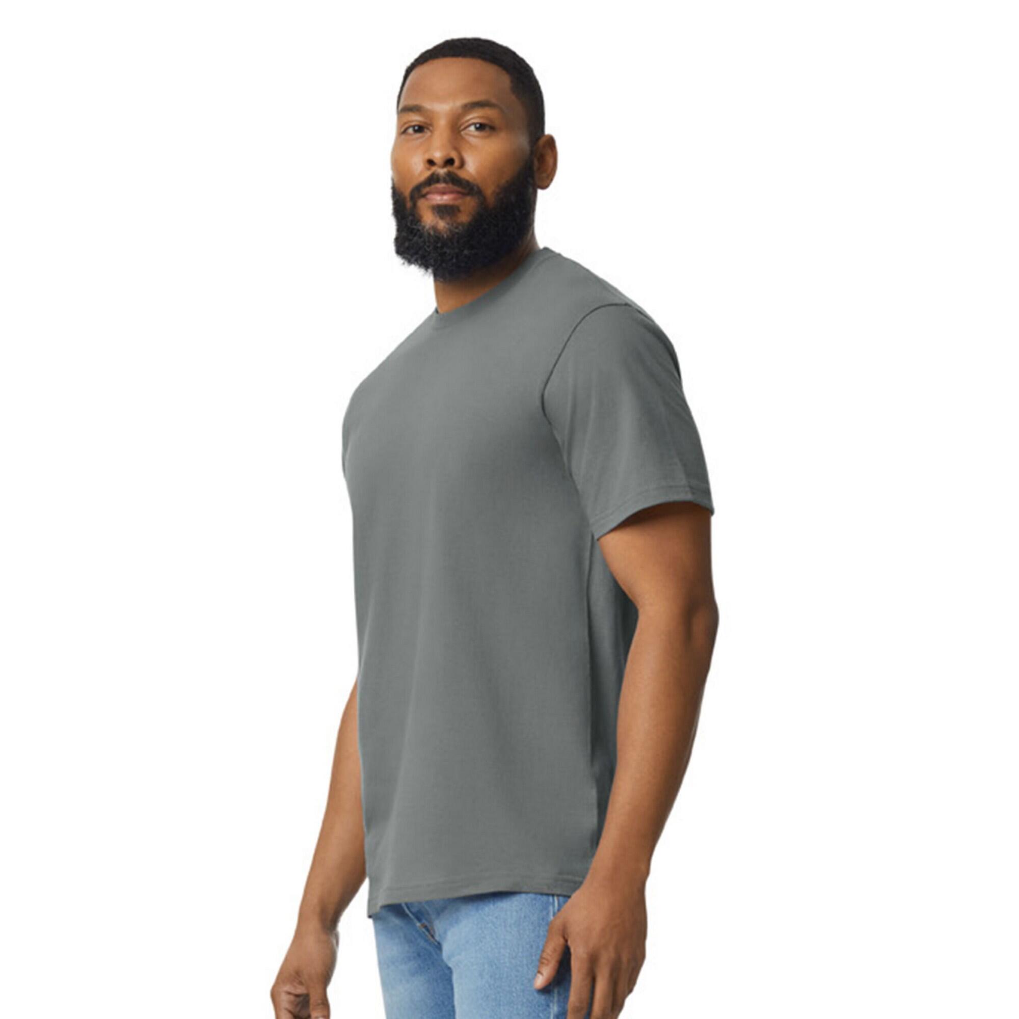 Unisex Adult Softstyle Heather Midweight TShirt (Graphite) 3/3