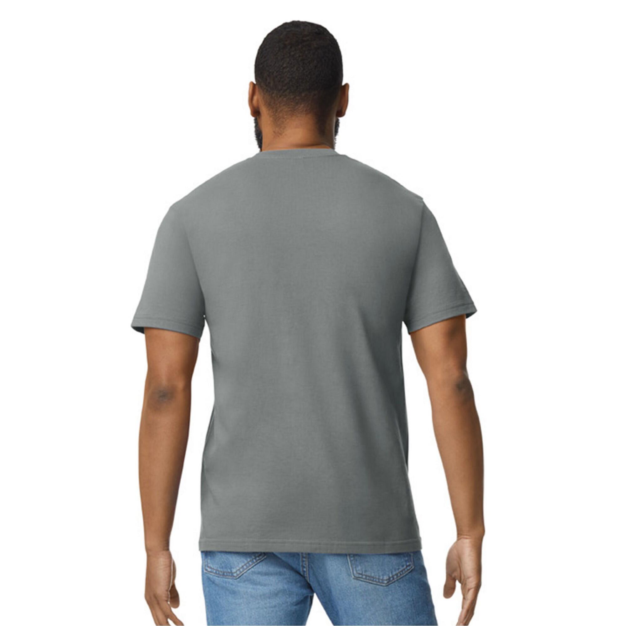 Unisex Adult Softstyle Heather Midweight TShirt (Graphite) 2/3