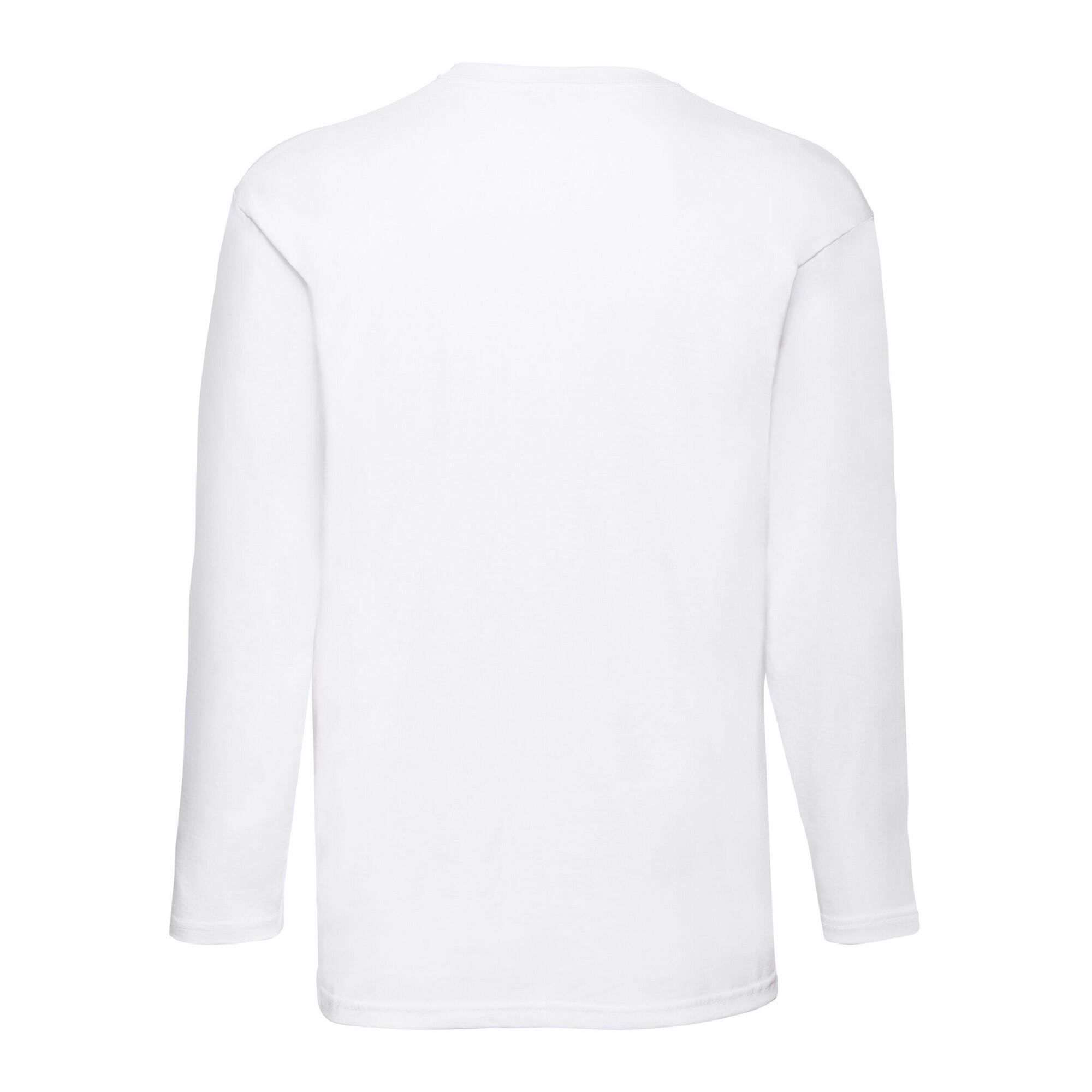 T-Shirt de manga comprida Homem Valueweight (Branco) 2/3