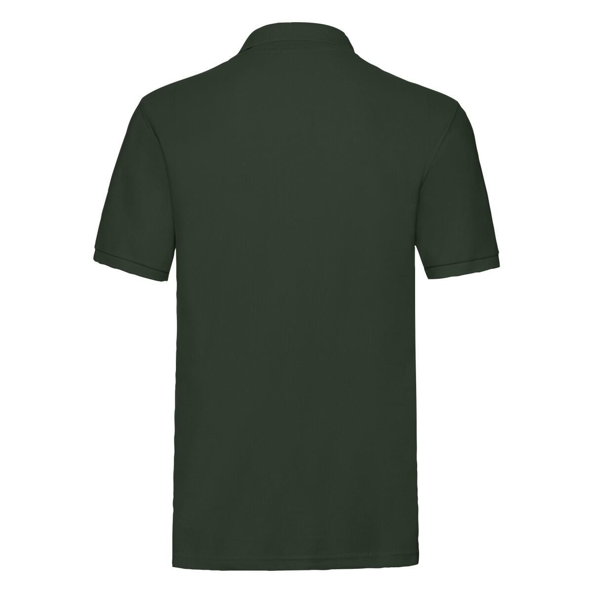 Polo Premium para Hombre Verde Botella 2/3