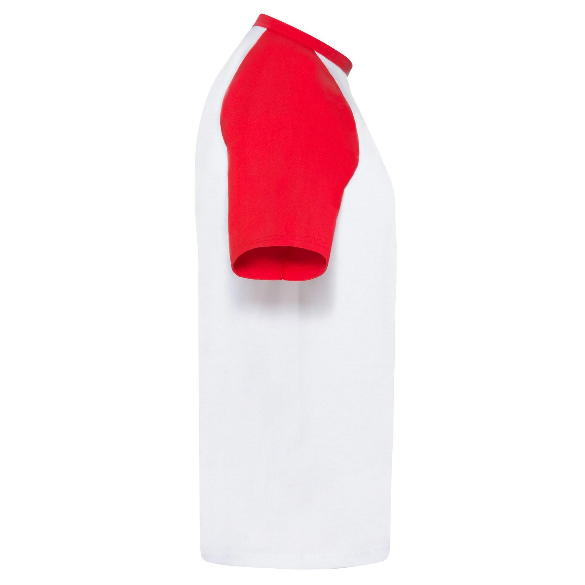 Tshirt VALUEWEIGHT Homme (Blanc / Rouge) 3/3