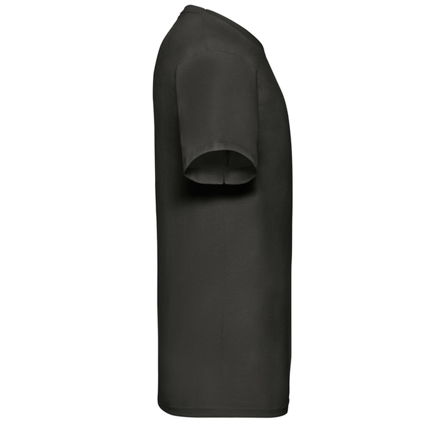 T-Shirt com decote em V Homem Valueweight (Preto) 3/3