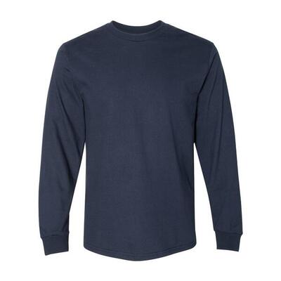 Unisex volwassen hammer tshirt met lange mouwen (sport dark navy)