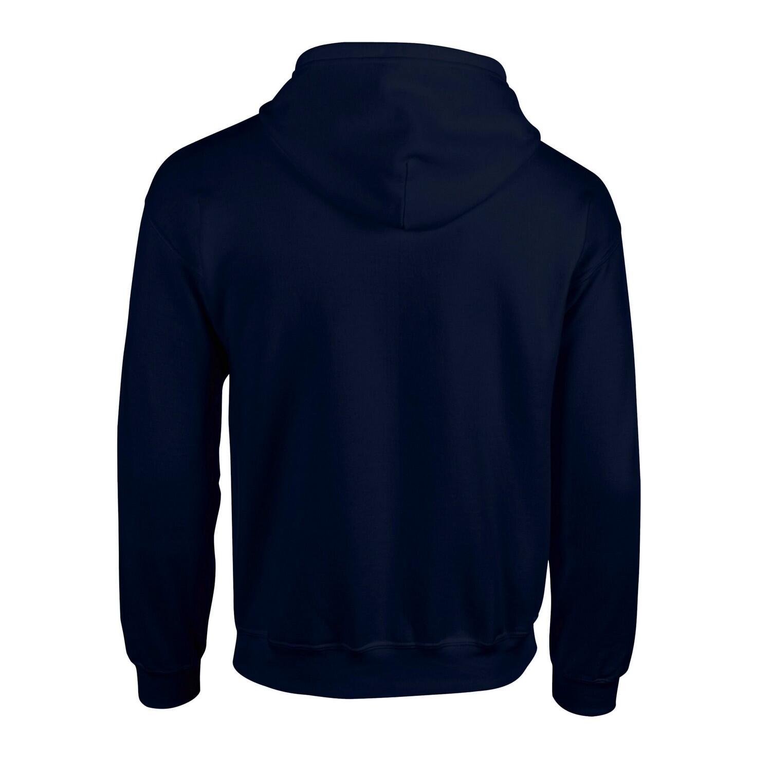 Unisex Adult Heavy Blend Full Zip Hoodie (Marine) 2/3