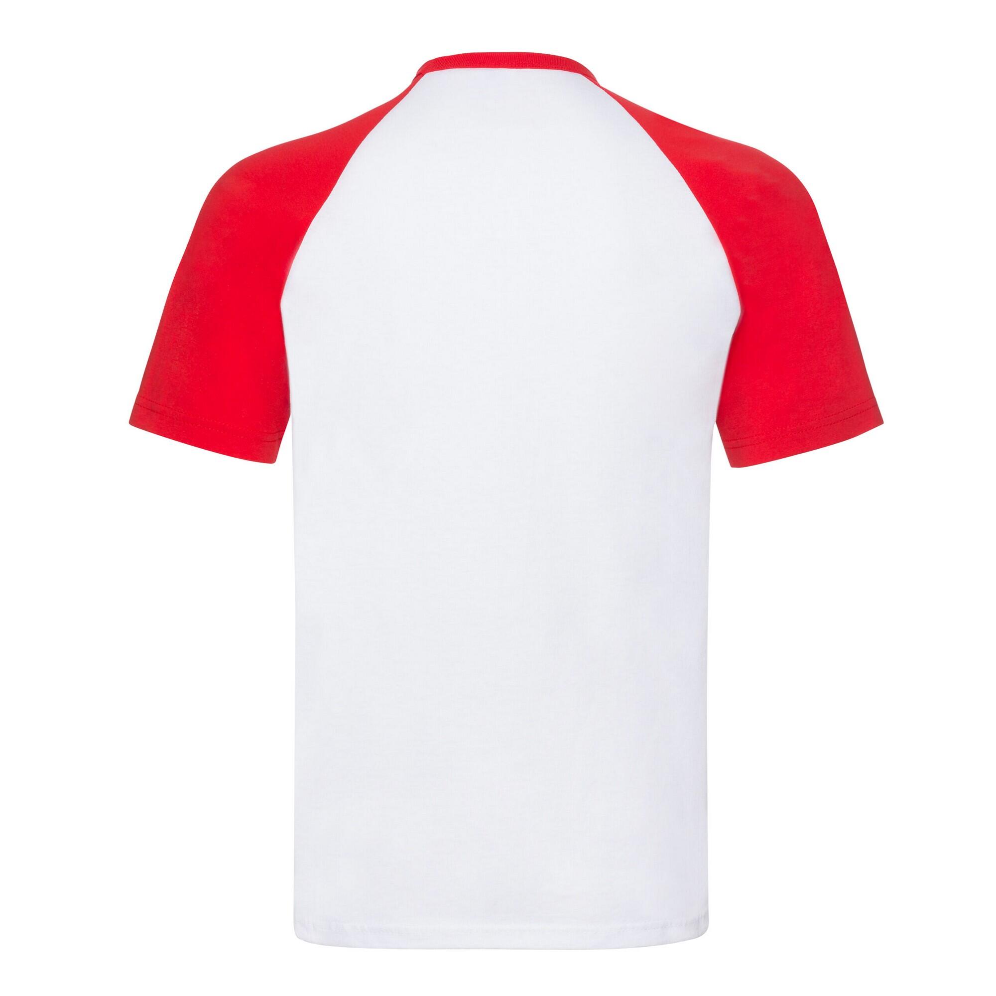 Tshirt VALUEWEIGHT Homme (Blanc / Rouge) 2/3