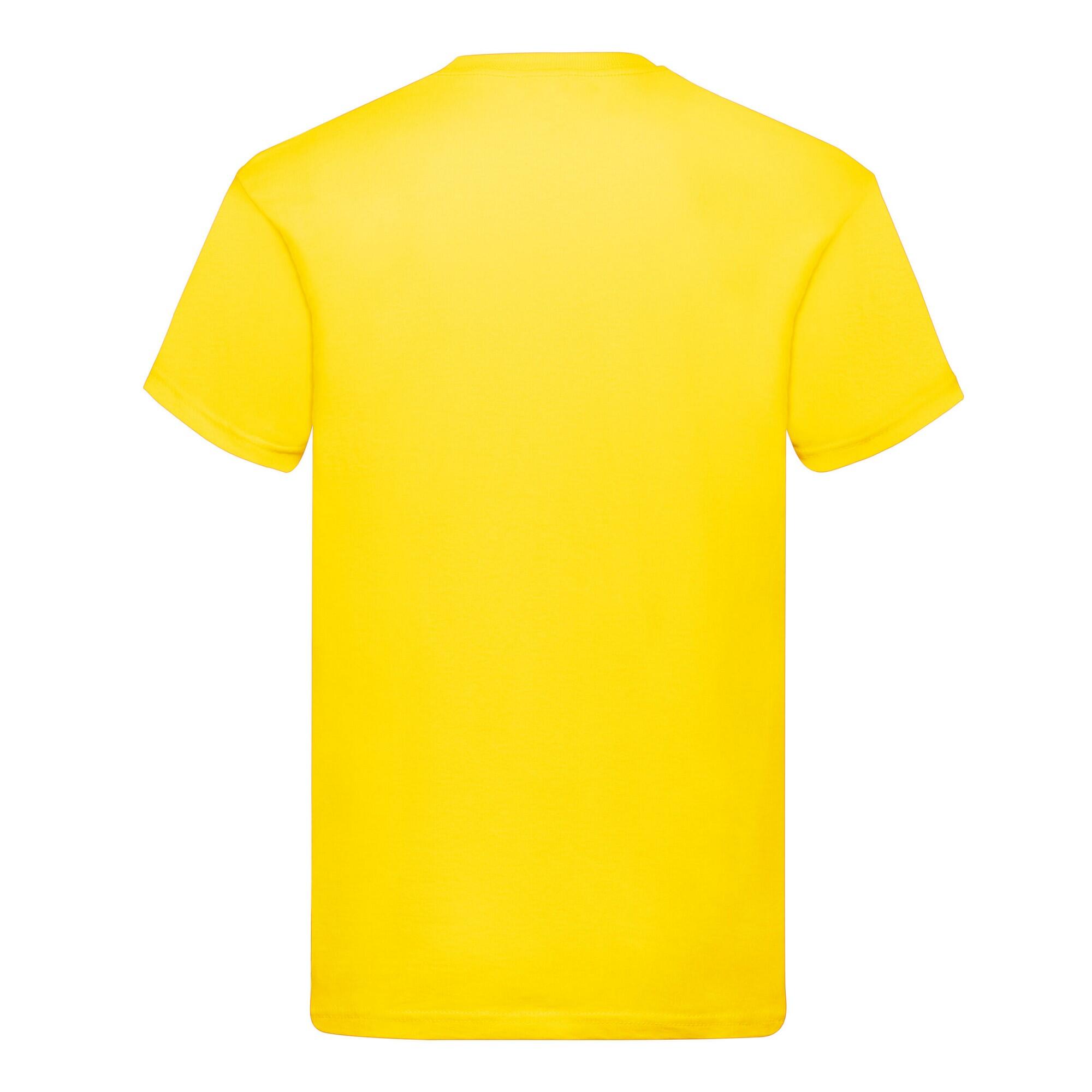 T-Shirt original para homem (Amarelo) 2/3